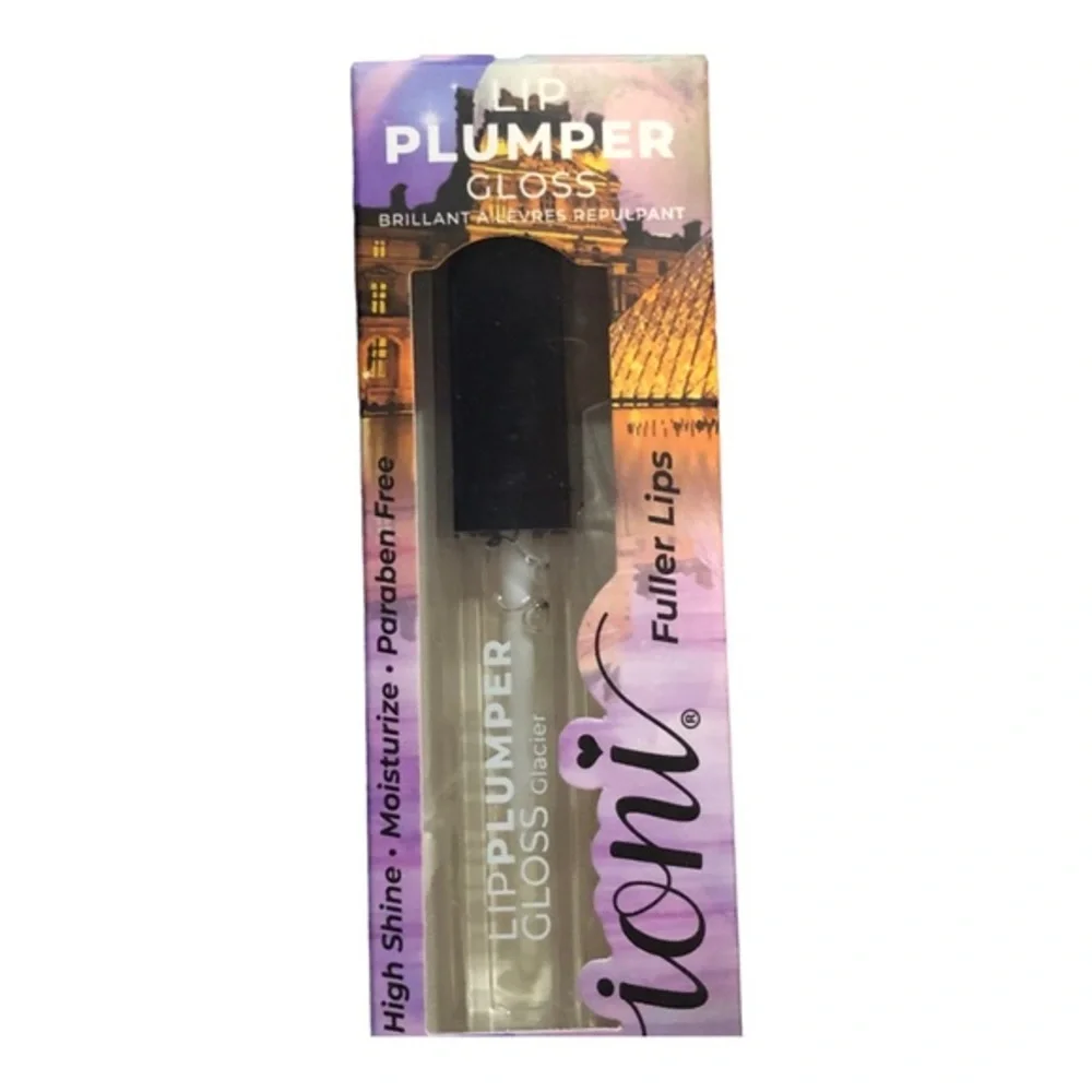 2 high shine moisturizing paraben free lip pumper‎ glacier clear & samba red new